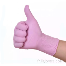 Colorful Purple Nitrile Beauty Tattoo Shop Nitrile Gants